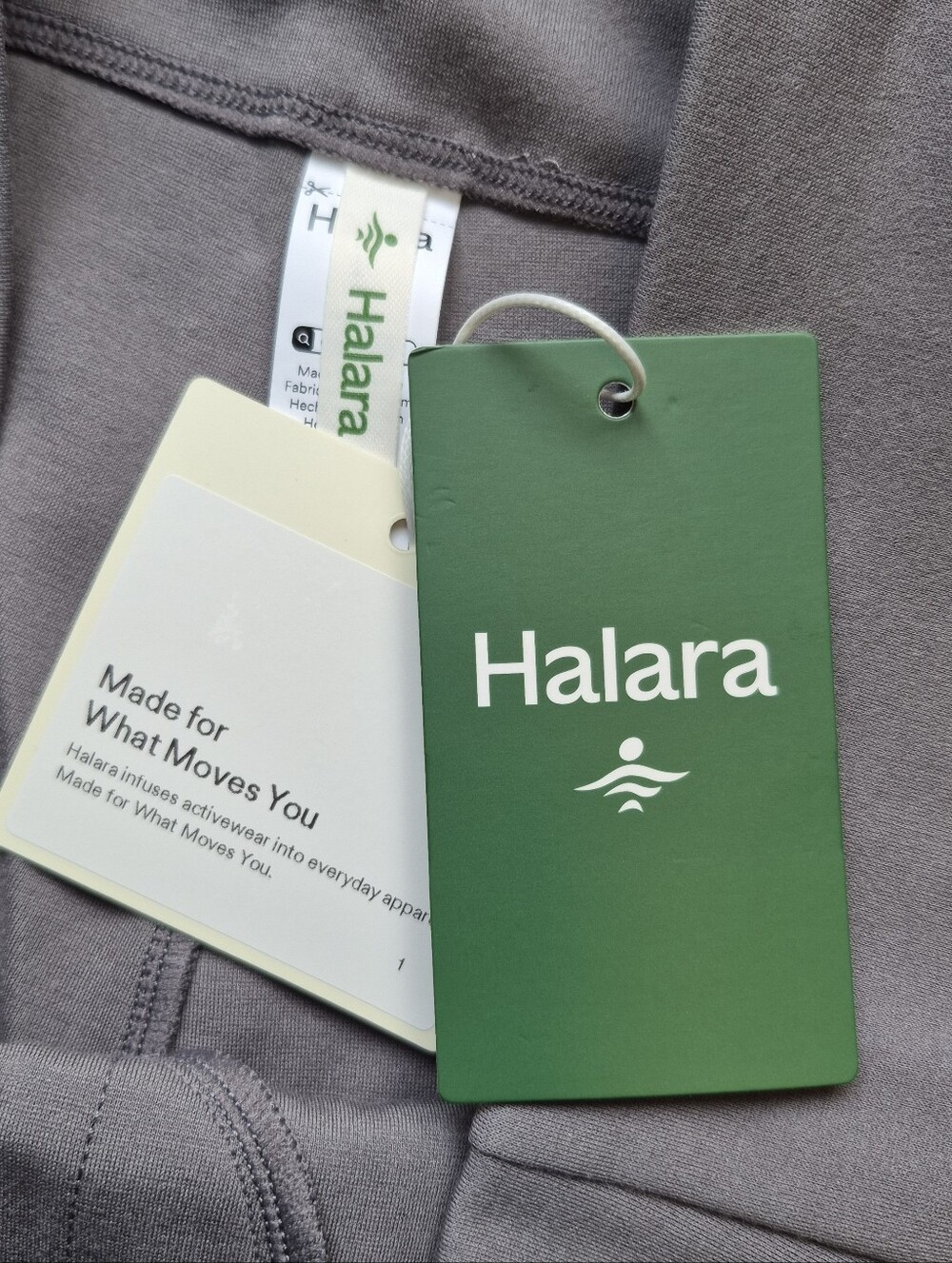 Halara High Waisted Tummy Control Bootcut Work Pants Grey Size Large NWT - Picture 12 of 13